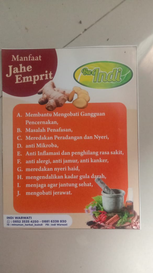 Jamu Jahe Emprit